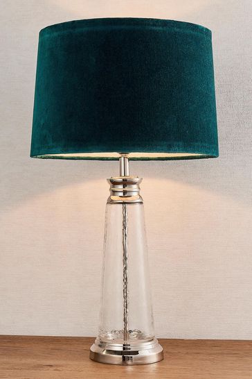 Gallery Home Teal Colborne Table Lamp