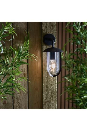 Gallery Home Black Cornwall 1 Bulb Outdoor Wall Light