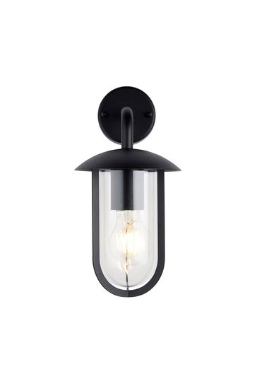 Gallery Home Black Cornwall 1 Bulb Outdoor Wall Light