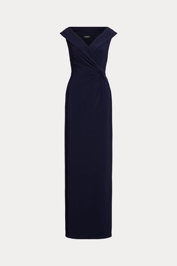 Lauren ralph lauren cold shoulder gown on sale