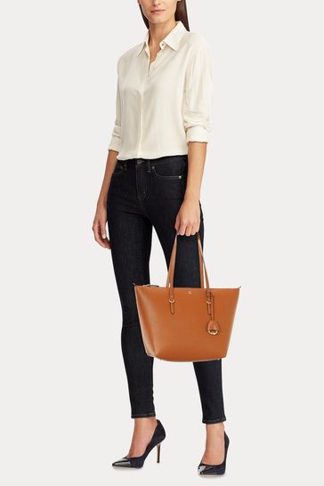 Buy Lauren Ralph Lauren Keaton Faux Leather Small Tote from Next