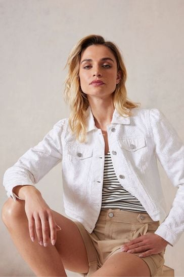 Mint velvet deals white denim jacket