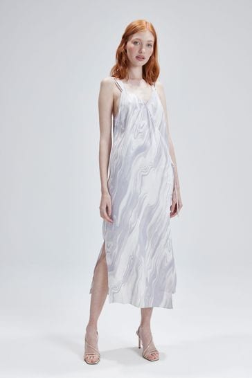 Calvin klein sales gray dress