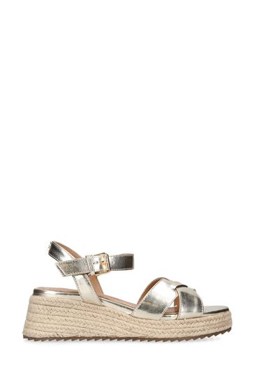 Kaufen Sie Kg Kurt Geiger Piper Sandalen Goldfarben bei Next
