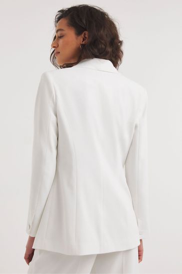 Ladies white blazer uk hot sale