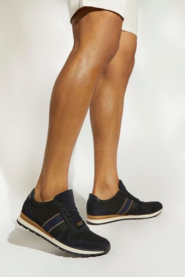 Dune navy trainers online