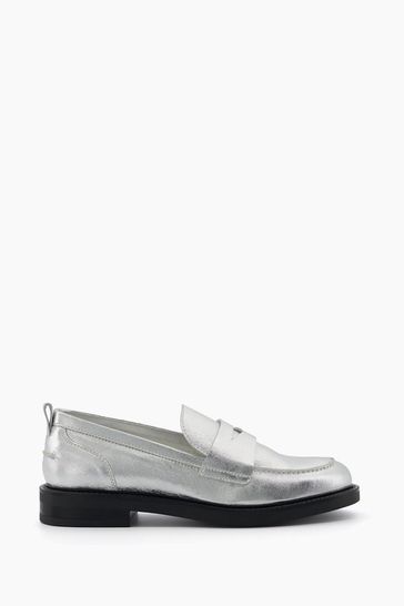 Dune top penny loafers