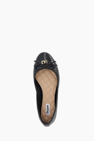 Buy Dune London Hallo Charm Trim Black Ballet Shoes from Next