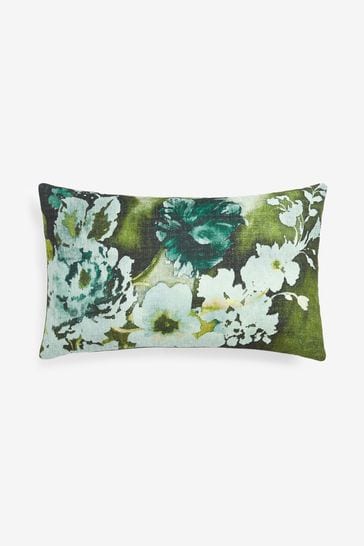 Large green store pillows