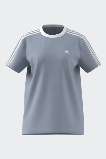 Adidas white and blue shirt outlet