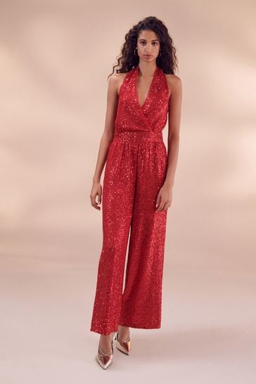 Next red jumpsuit deals