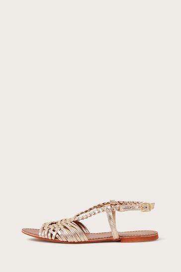 Monsoon clearance gold sandals
