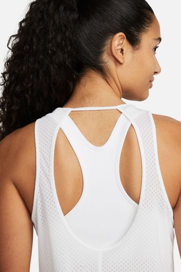 Buy Nike White Breathe Training Tank Vest from Next Poland