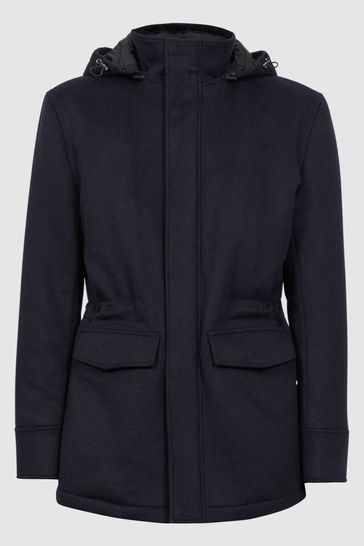 Tom tailor sales wool blend jacket