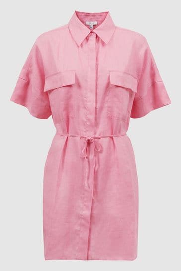 Next pink clearance shirt dress