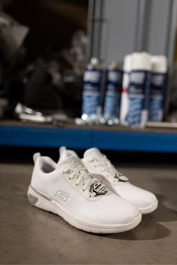 White trainers for work cheap