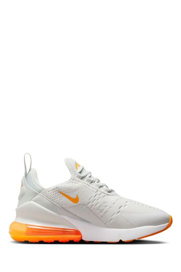 Nike air max 270 orange discount weiß