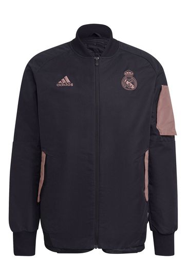 adidas Black Real Madrid Travel Jacket
