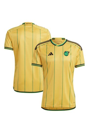 adidas Yellow Jamaica 2023 Home Shirt