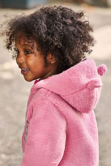 Buy JoJo Maman B b Pink Girls Mouse Appliqu Pocket Cosy Hoodie