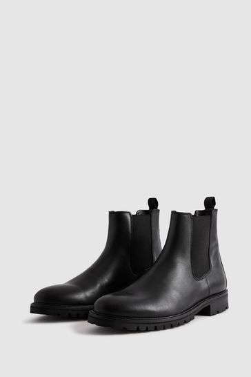 Selected homme hotsell leather chelsea boots