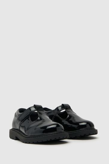 Schuh Leaf Black Shoes
