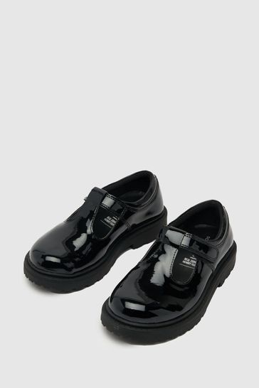 Schuh black online school shoes