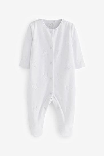Next velour baby grow sale