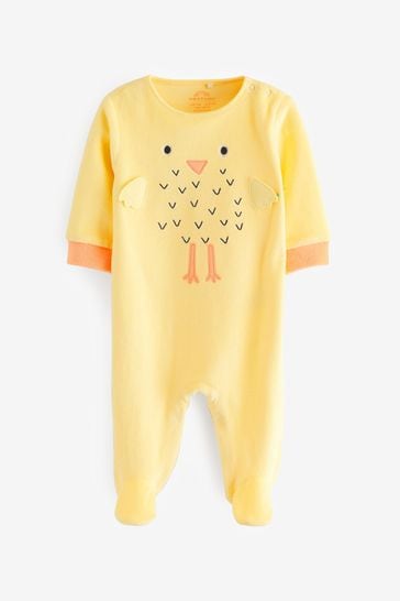 Yellow sleepsuit sale baby