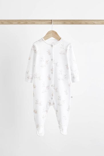 White company best sale baby sleepsuit