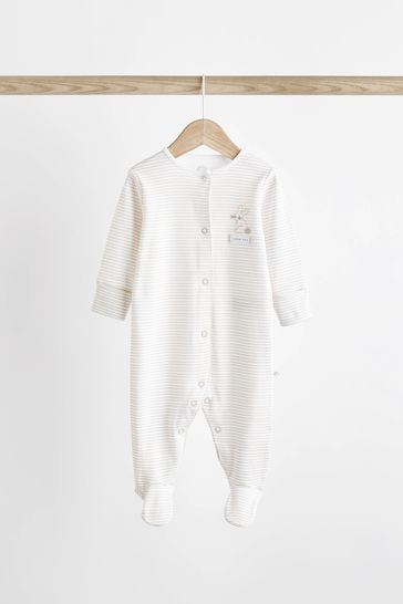 Plain sales baby sleepsuits
