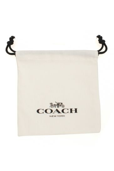 Buy COACH Gold Tone Pave Halo Stud Earrings from Next Ireland