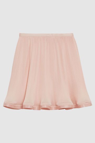 Pink pleated skirt online australia