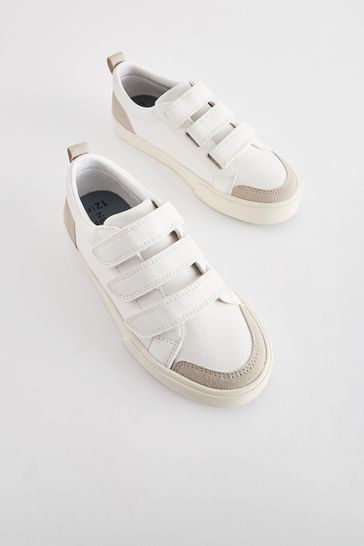 White strap trainers discount