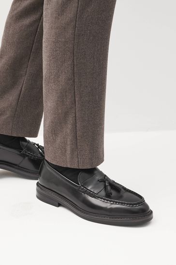 Chunky tassel top loafers