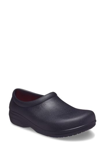 Crocs on the clock slip on clearance