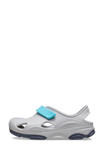 Buy Crocs Grey All Terrain Fisherman Sandals from the Laura Ashley