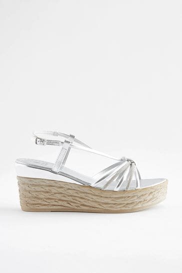Silver cheap grey wedges