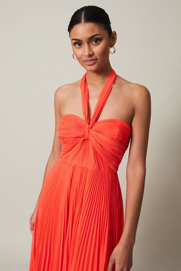 Phase eight orange dress top