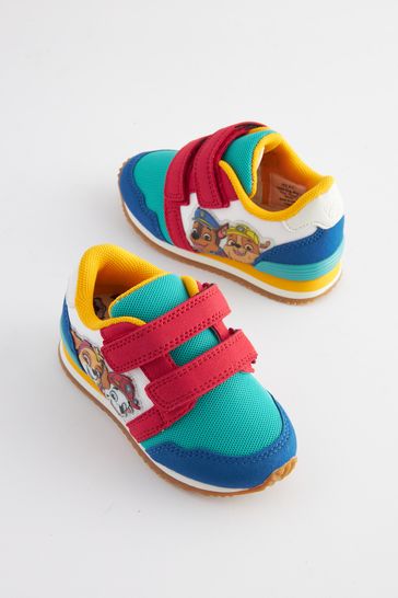 Buy Paw Patrol Blue Colourblock Wide Fit G Double Strap Trainers from Next Bahrain