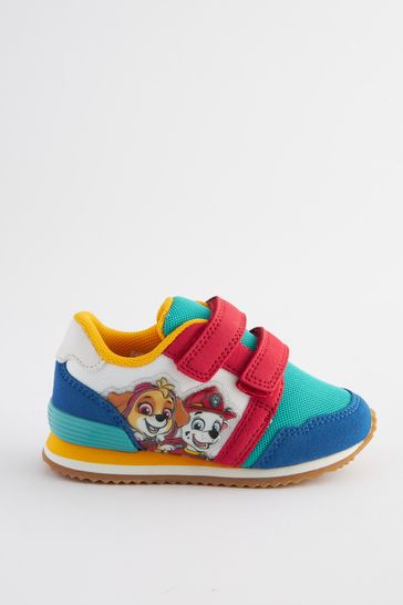 Buy Paw Patrol Blue Colourblock Wide Fit G Double Strap Trainers from Next Denmark