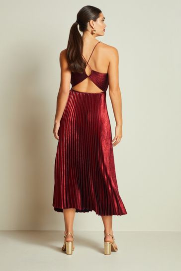 Next red midi dress 2025