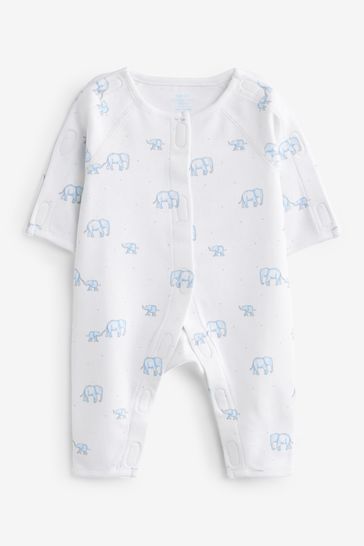 Buy Blue Premature Baby Sleepsuits 3 Pack 0 0mths from Next