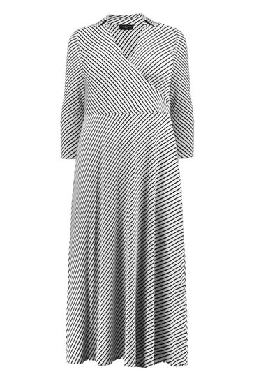 Monochrome sale stripe dress
