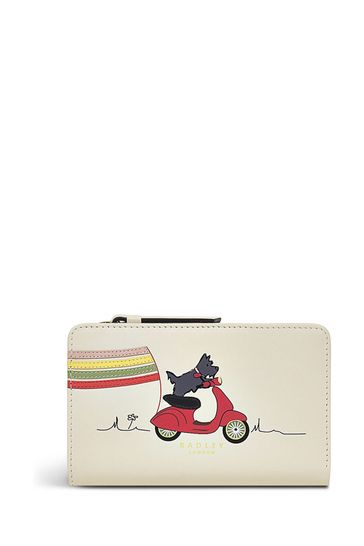 Buy Radley London Cream Enjoy The Ride Medium Bifold Purse from