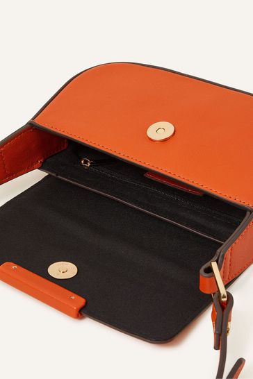 Buy Accessorize Orange Small Saddle Cross Body Bag from Next