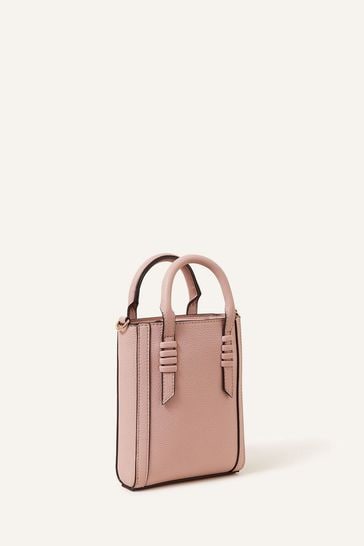 Buy Accessorize Artisanal Handle Cross Body Nude Bag from Next