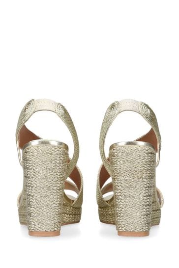 Buy Carvela Gold Gala Wedge Sandals from the Next UK online shop