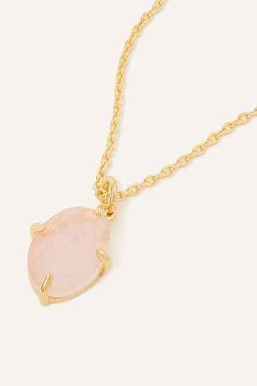 Rose quartz hotsell pendant necklace