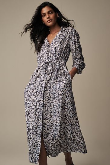 Laura ashley navy dress sales